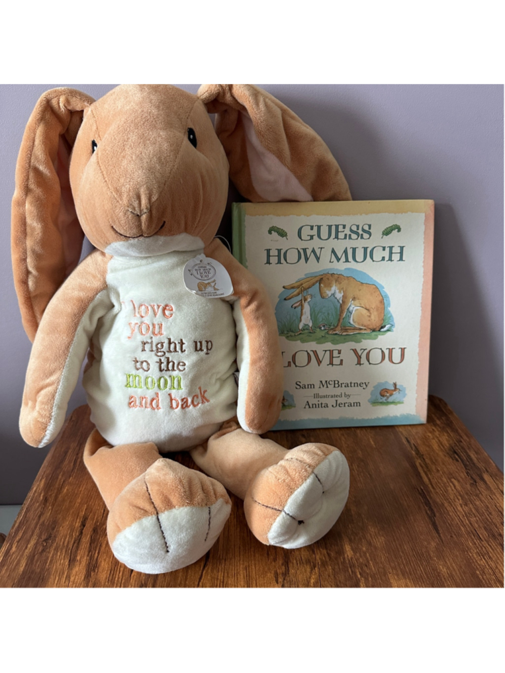 Guess How Much I Love You Nutbrown Hare Plush 21" Kids Preferred Bunny